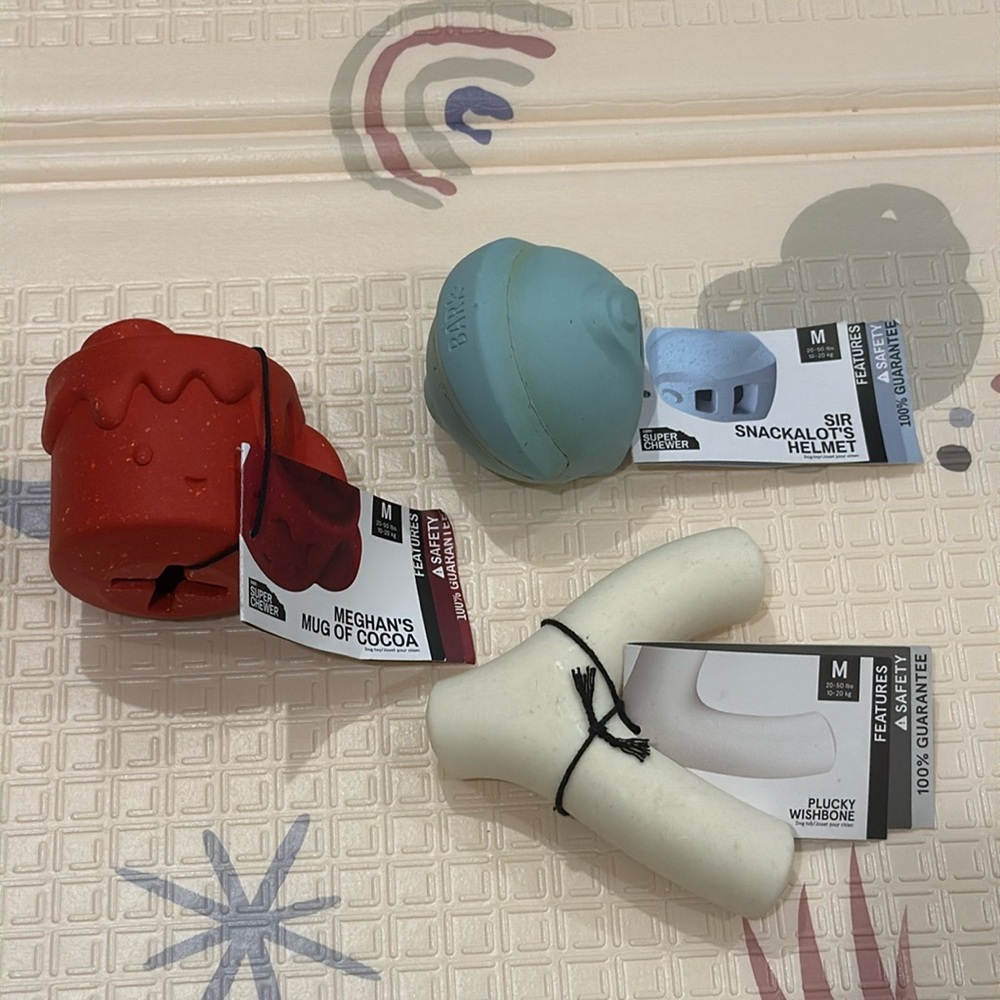 Barkbox Super Chewer (3) NEW WITH TAGS